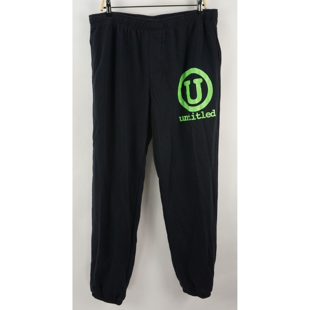 New Designs Untitled Circle U Untitled Men's 2XL Dark Blue & Green Fleece Jogger